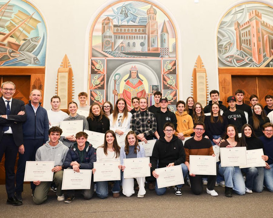 Consegnati in Provincia i diplomi a 120 giovani qualificati per le professioni della montagna