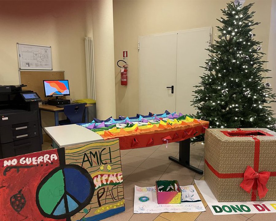 Il dono di pace dell’Istituto Comprensivo ‘B. Clesio’