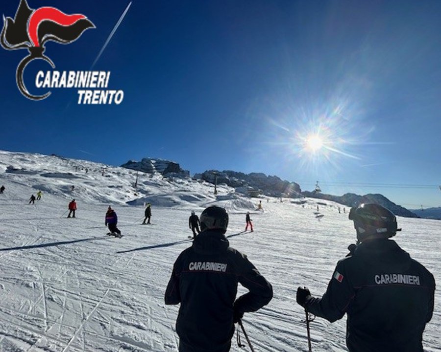 Carabinieri, controlli sulle piste e non solo