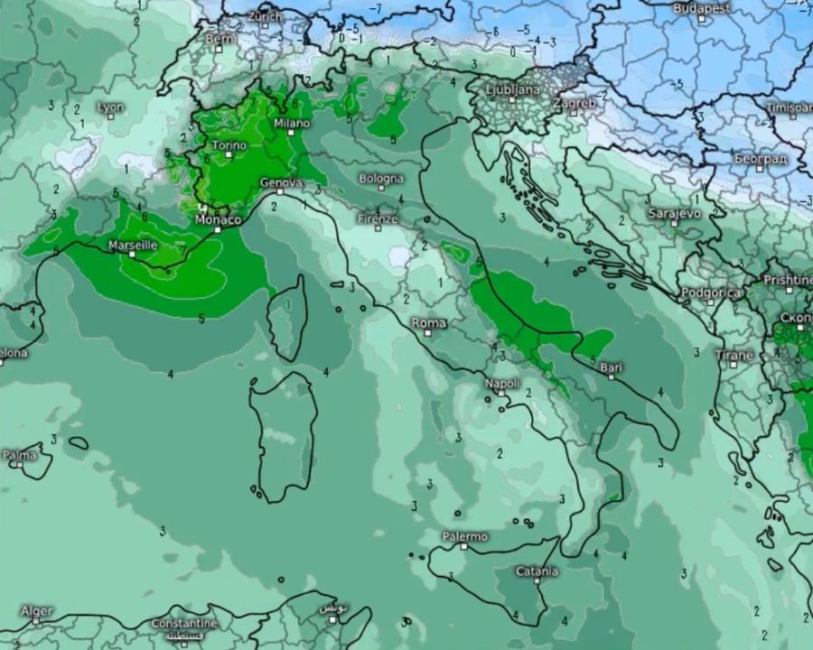 Freddo in arrivo, ma con il bel tempo