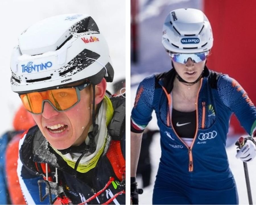 Moreschini e Magnini ai piedi del Vioz