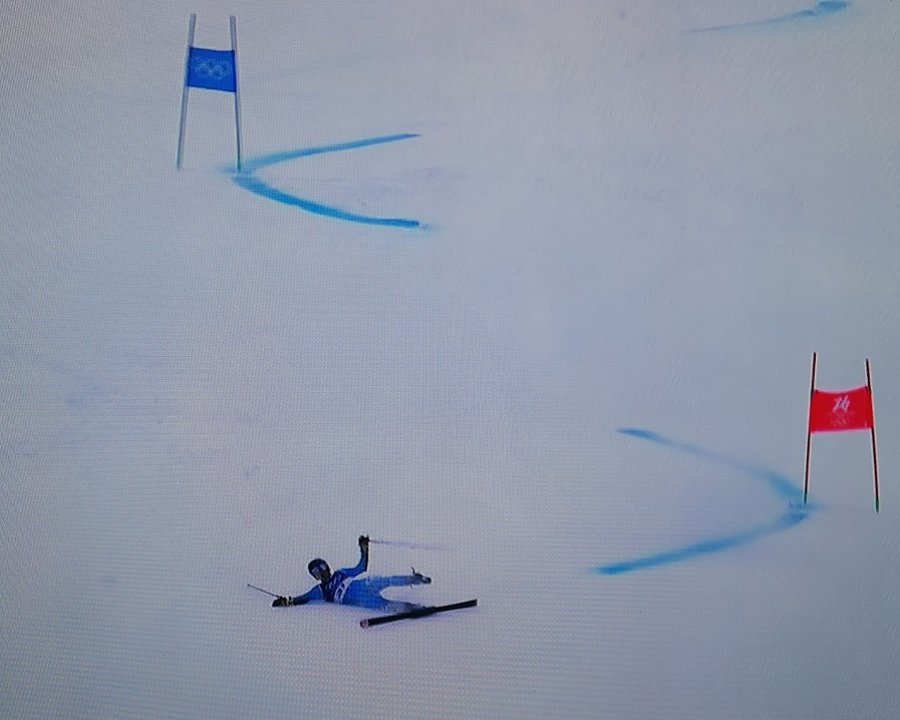 De Aliprandini, fuori nella prima manche