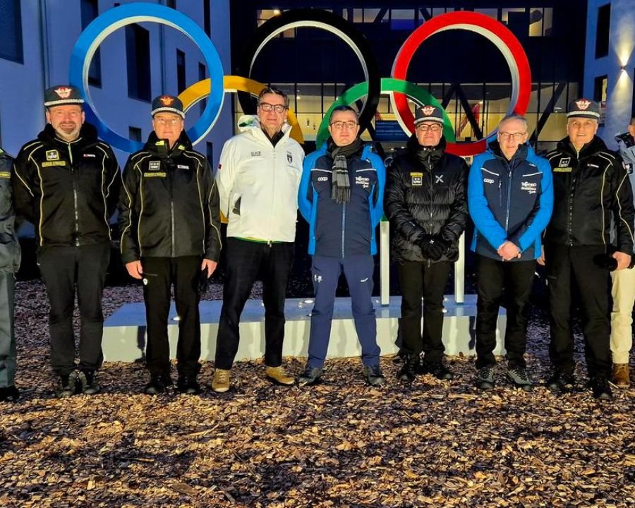 Olimpiadi: il ministro Giancarlo Giorgetti in visita al Villaggio olimpico di Predazzo