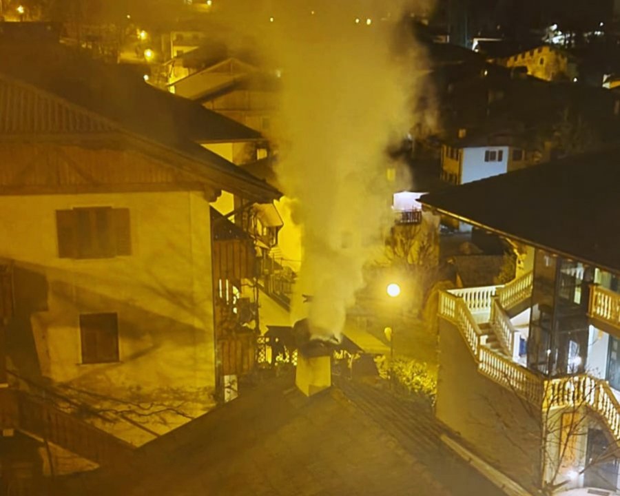 Coredo, canna fumaria a fuoco