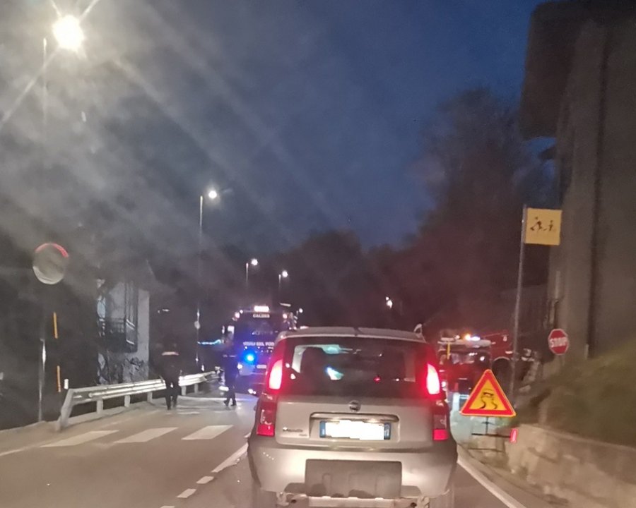 Tozzaga, incidente con lunghe code