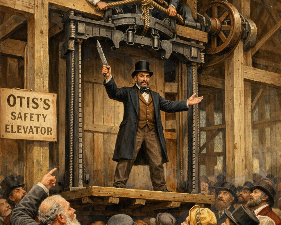 Compie 169 anni il primo ascensore per persone