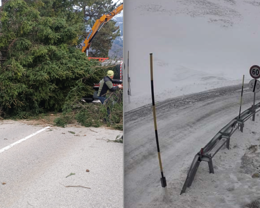 Vento forte sul Trentino: 35 interventi dei vigili del fuoco in poche ore