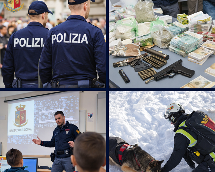 Polizia di Stato, i numeri di un anno di attività