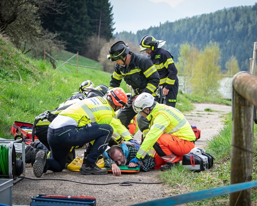 Maxi esercitazione di Protezione Civile a Rumo