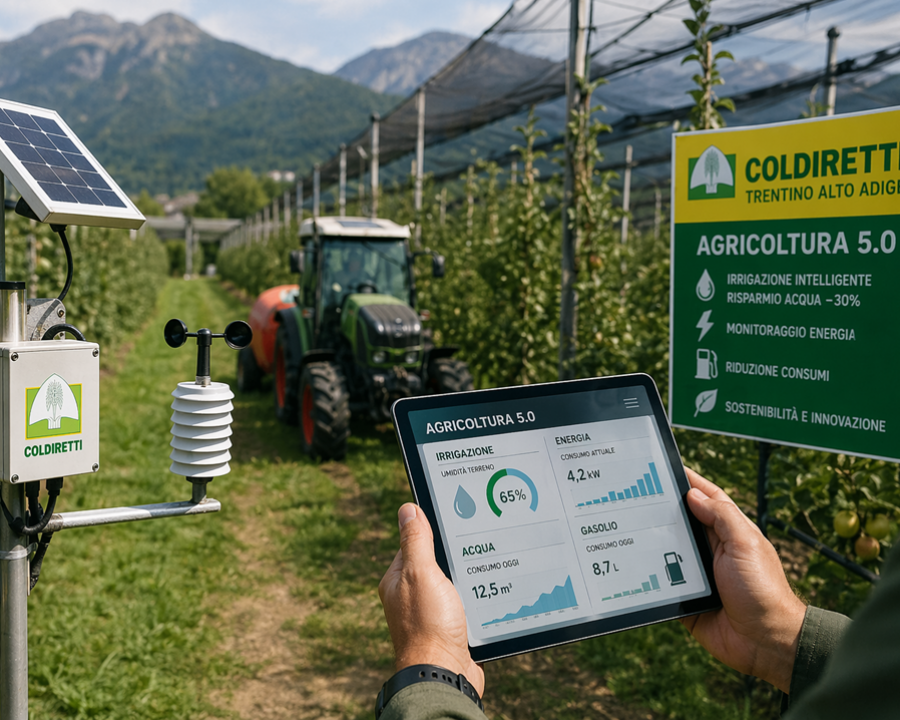 Coldiretti Trentino Alto Adige: un’azienda su cinque digitalizzata in regione